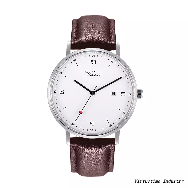 Unisex Luxury Stainless Steel Quartz Wristwatch with Japan Movement