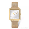 Custom Logo Stainless Steel Square Quartz Wristwatch OEM Chronograph Watch for Unisex