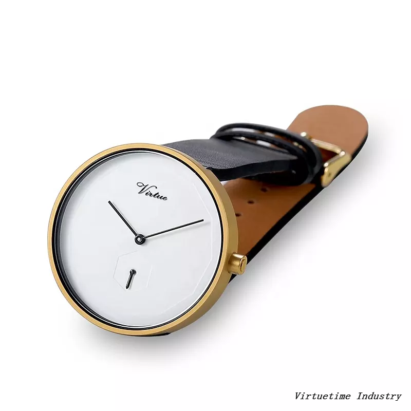 Lady's Stainless Steel Quartz Watches Elegant Wristwatch for Unisex Low MOQ
