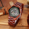 High-Quality Automatic Mechanical Wood Watch With Stainless Steel Japan Movement Quartz Watches Wholesale For Men